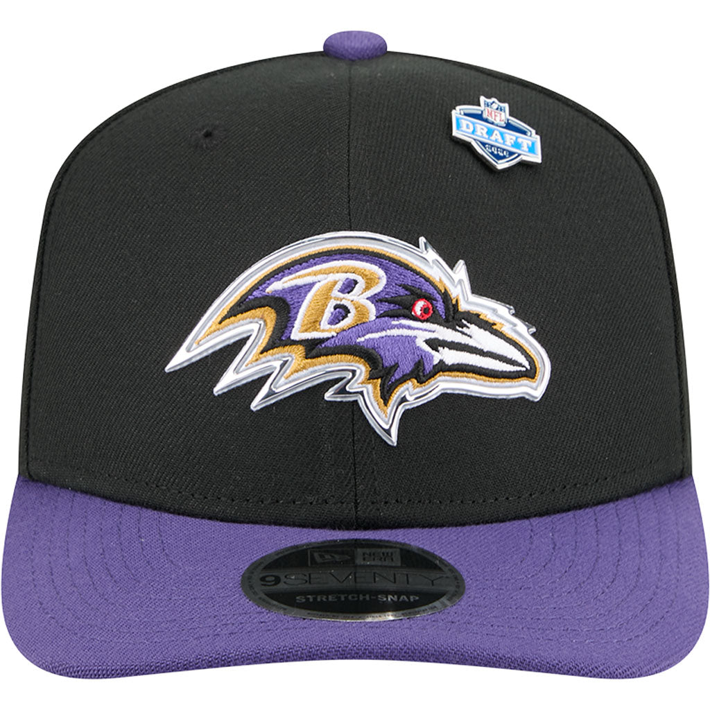 NFL Baltimore Ravens New Era 2026 Draft 9SEVENTY Snapback Hat - Black