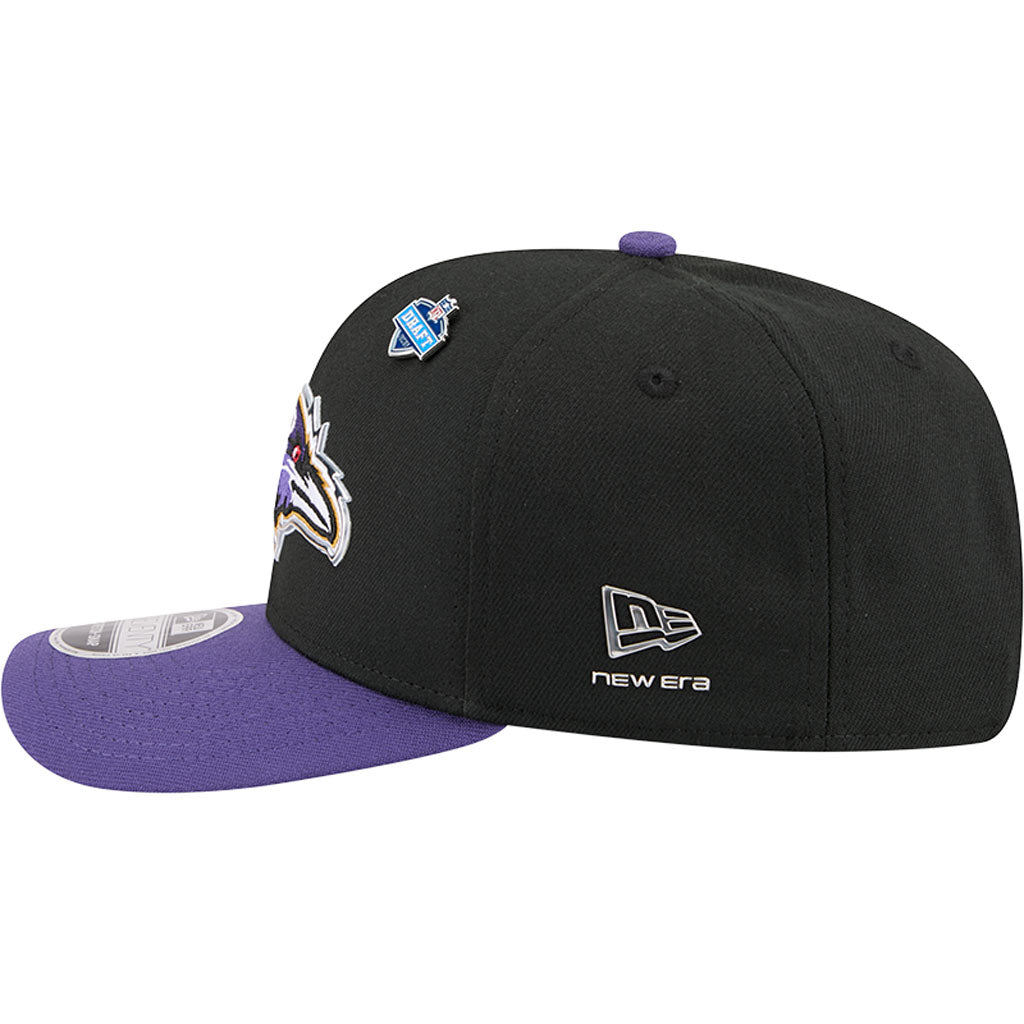 NFL Baltimore Ravens New Era 2026 Draft 9SEVENTY Snapback Hat - Black