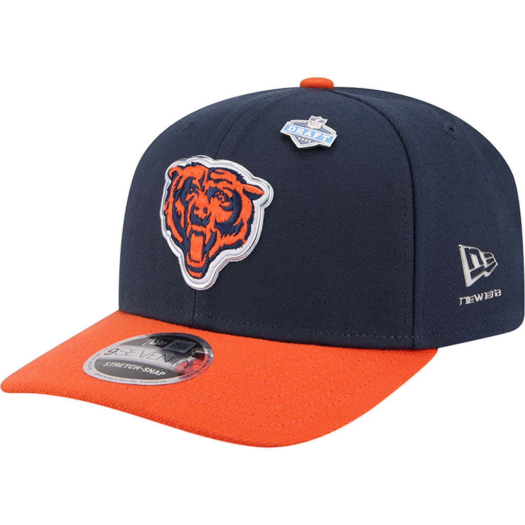 NFL Chicago Bears New Era 2026 Draft 9SEVENTY Snapback Hat - Navy