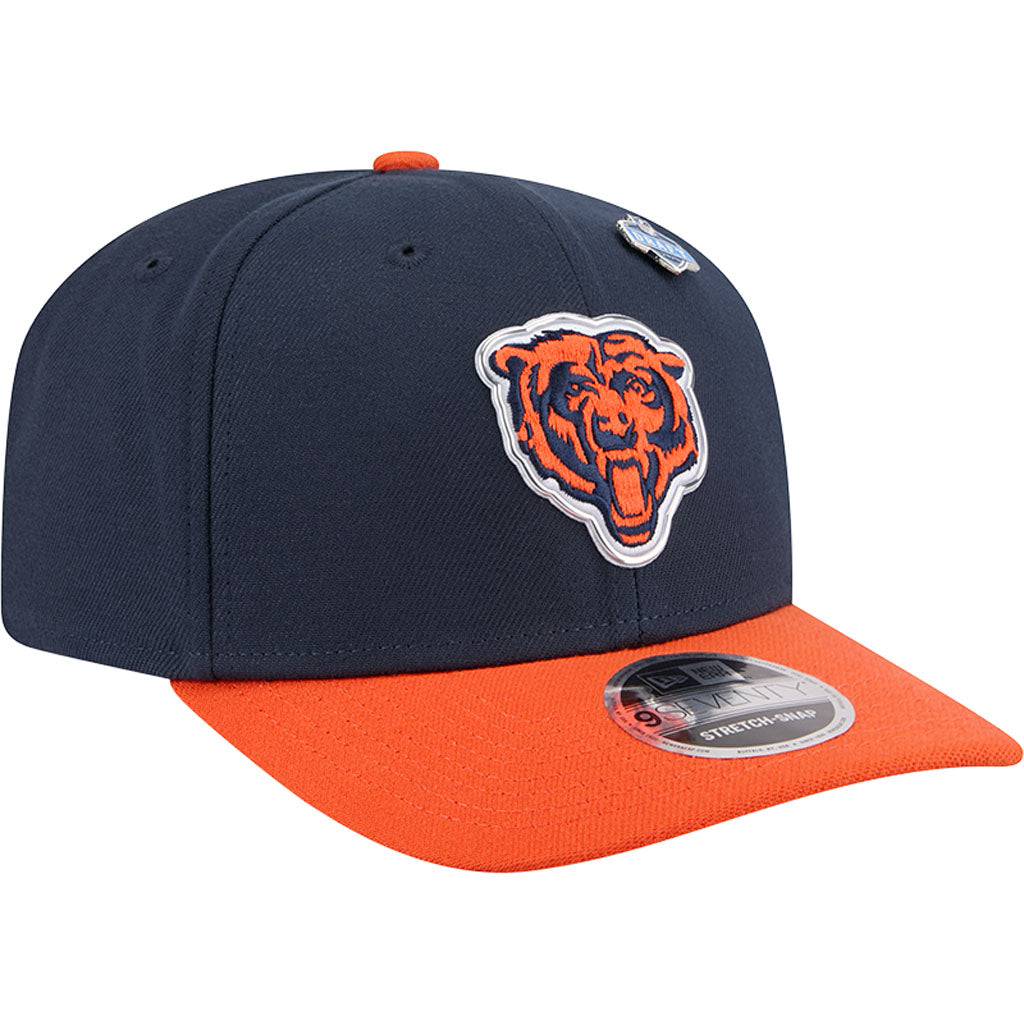 NFL Chicago Bears New Era 2026 Draft 9SEVENTY Snapback Hat - Navy
