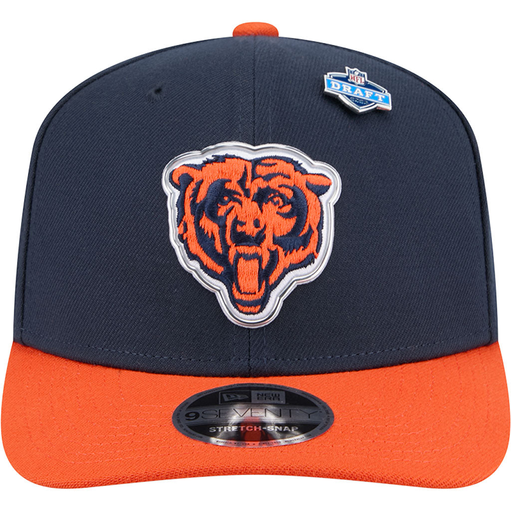 NFL Chicago Bears New Era 2026 Draft 9SEVENTY Snapback Hat - Navy