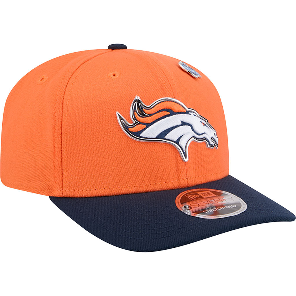 NFL Denver Broncos New Era 2026 Draft 9SEVENTY Snapback Hat - Orange