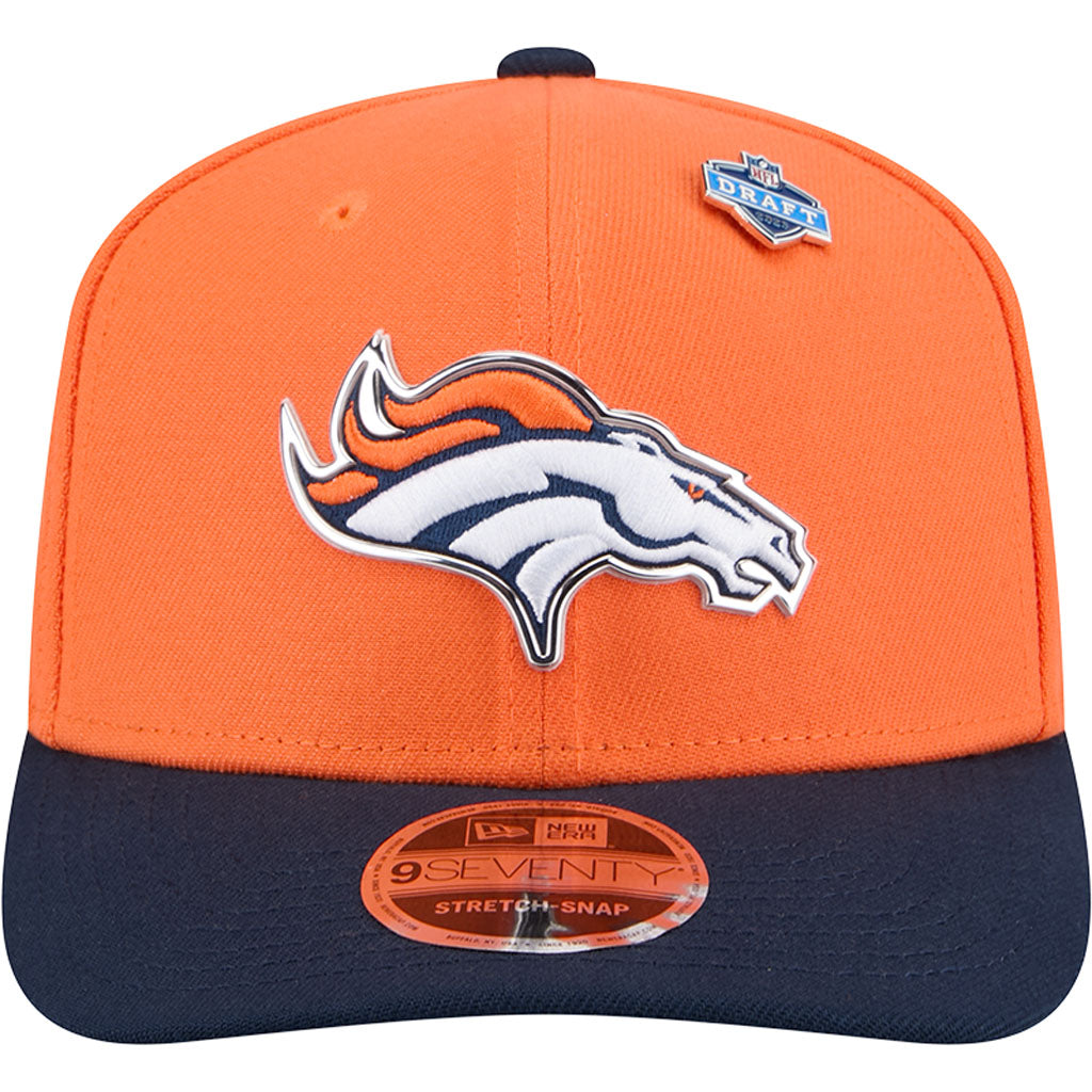 NFL Denver Broncos New Era 2026 Draft 9SEVENTY Snapback Hat - Orange