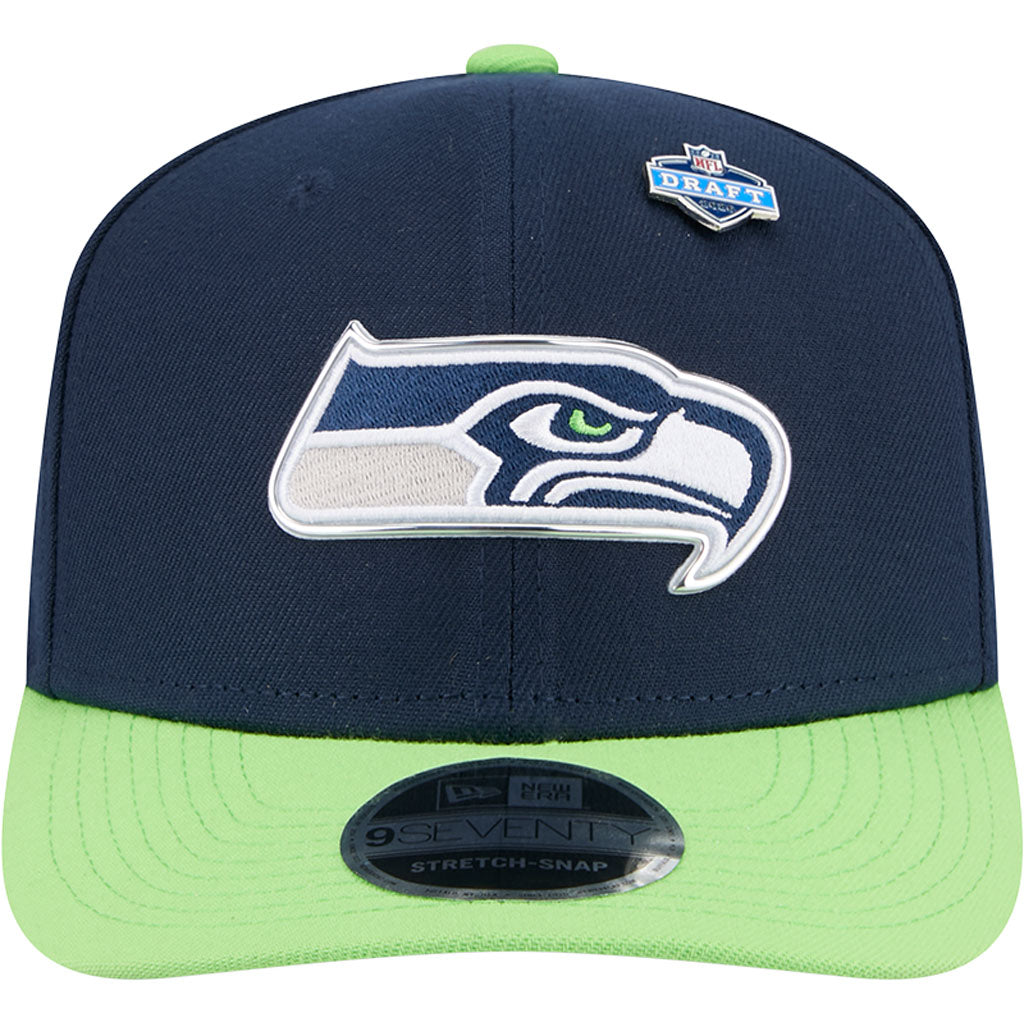 NFL Seattle Seahawks New Era 2026 Draft 9SEVENTY Snapback Hat - Navy