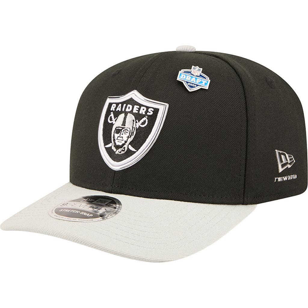 NFL Las Vegas Raiders New Era 2026 Draft 9SEVENTY Snapback Hat - Black