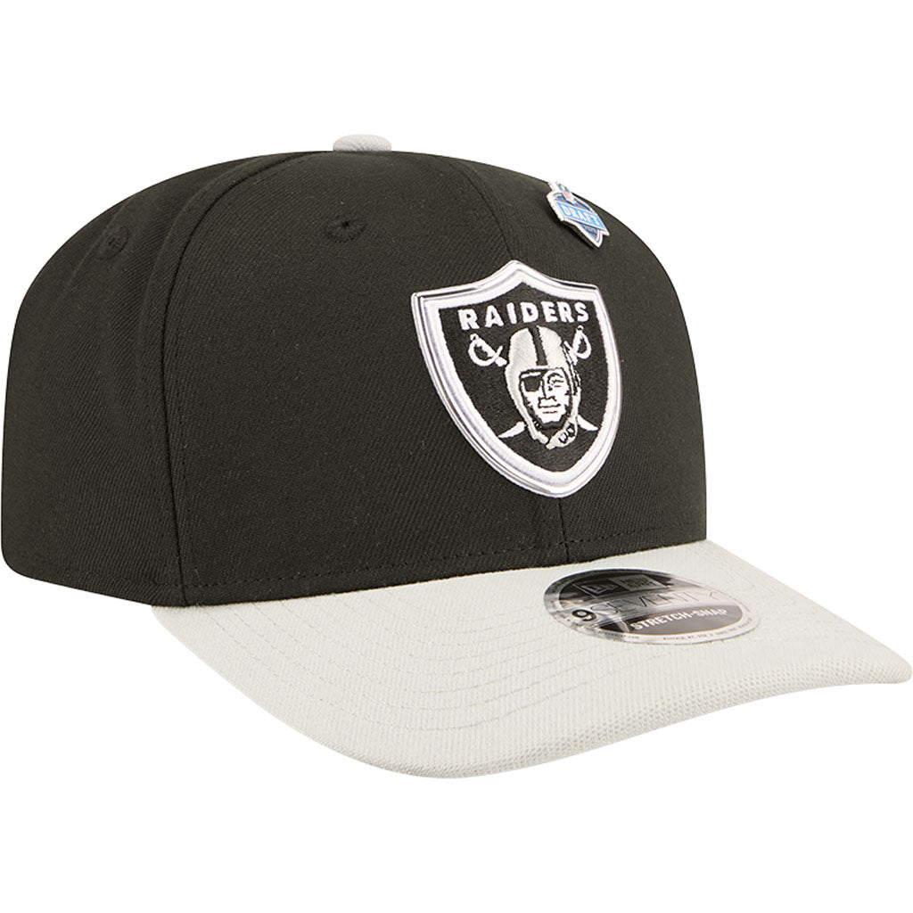 NFL Las Vegas Raiders New Era 2026 Draft 9SEVENTY Snapback Hat - Black