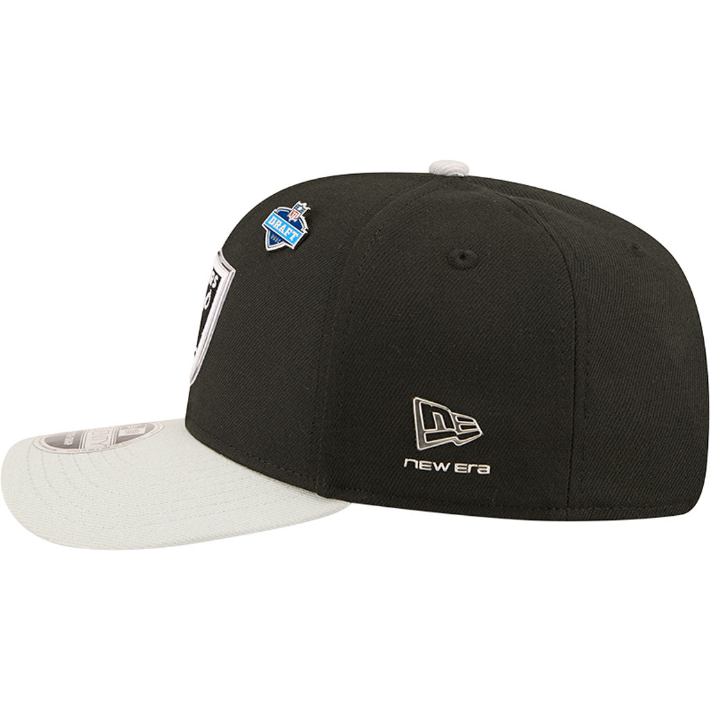 NFL Las Vegas Raiders New Era 2026 Draft 9SEVENTY Snapback Hat - Black