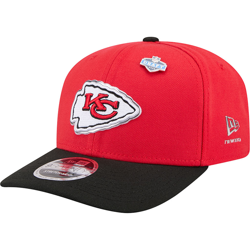 NFL Kansas City Chiefs New Era 2026 Draft 9SEVENTY Snapback Hat - Red