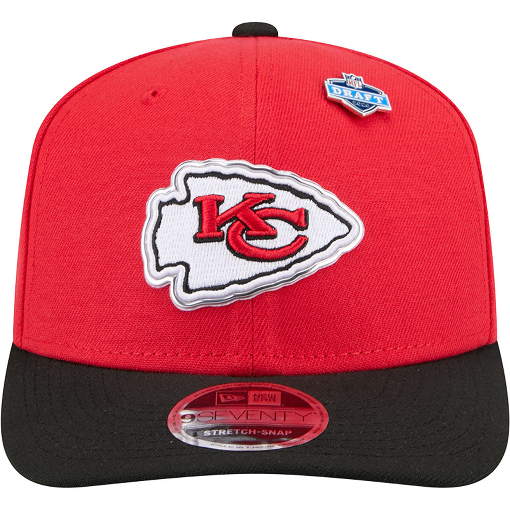 NFL Kansas City Chiefs New Era 2026 Draft 9SEVENTY Snapback Hat - Red