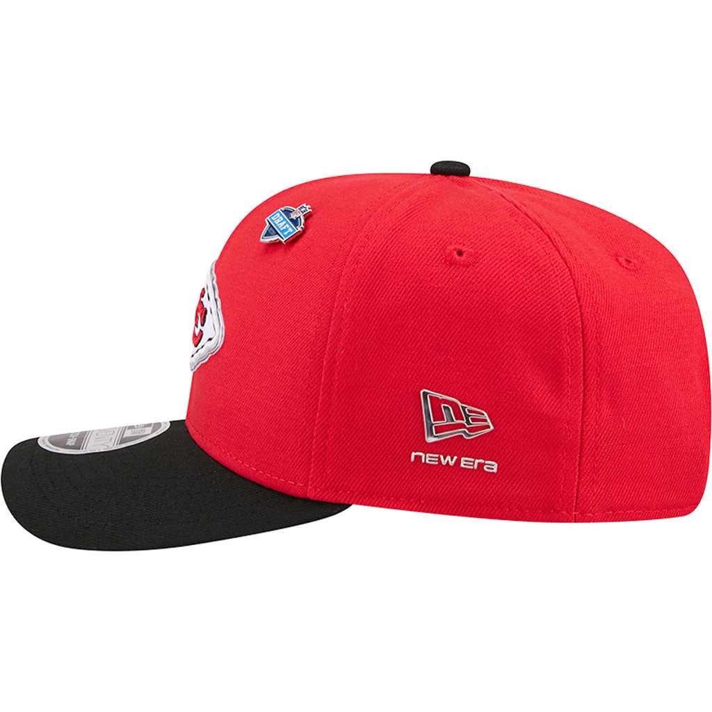 NFL Kansas City Chiefs New Era 2026 Draft 9SEVENTY Snapback Hat - Red