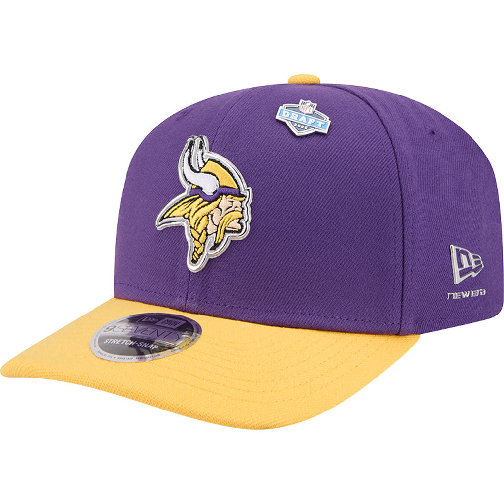 NFL Minnesota Vikings New Era 2026 Draft 9SEVENTY Snapback Hat - Purple
