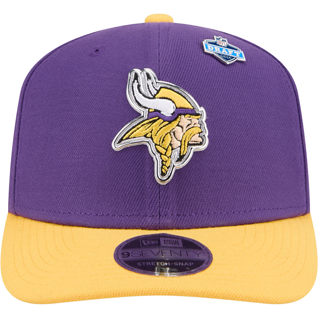 NFL Minnesota Vikings New Era 2026 Draft 9SEVENTY Snapback Hat - Purple