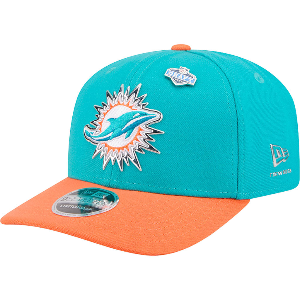 NFL Miami Dolphins New Era 2026 Draft 9SEVENTY Snapback Hat - Teal