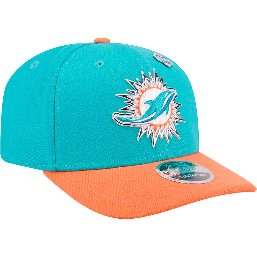 NFL Miami Dolphins New Era 2026 Draft 9SEVENTY Snapback Hat - Teal