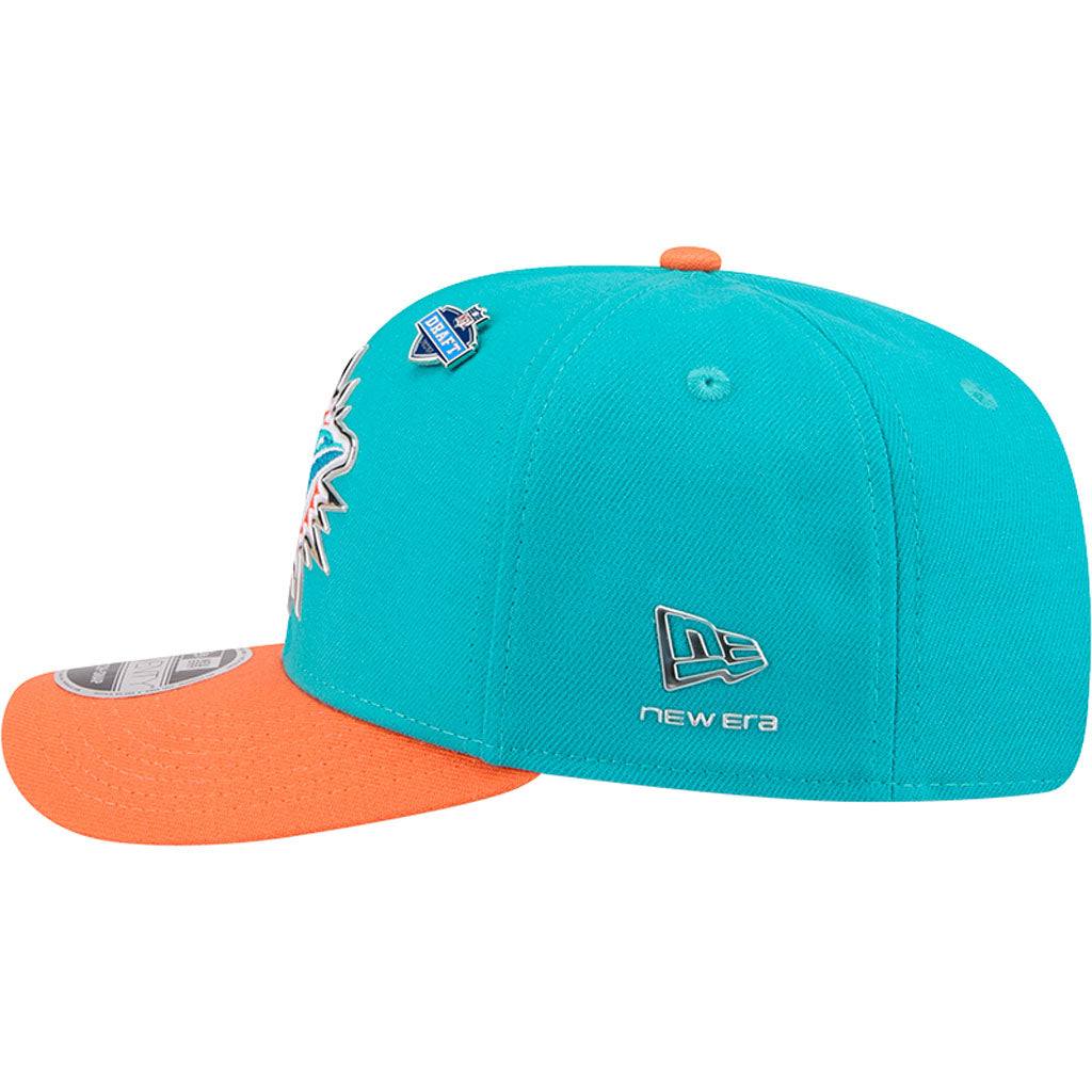 NFL Miami Dolphins New Era 2026 Draft 9SEVENTY Snapback Hat - Teal