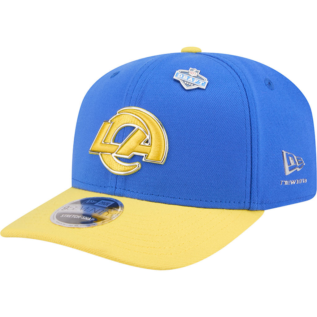 NFL Los Angeles Rams New Era 2026 Draft 9SEVENTY Snapback Hat - Blue