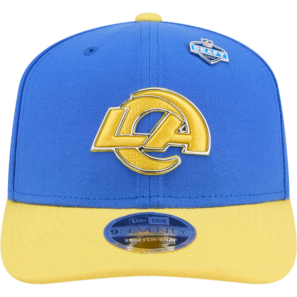 NFL Los Angeles Rams New Era 2026 Draft 9SEVENTY Snapback Hat - Blue