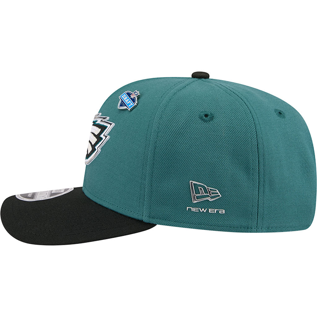 NFL Philadelphia Eagles New Era 2026 Draft 9SEVENTY Snapback Hat - Green
