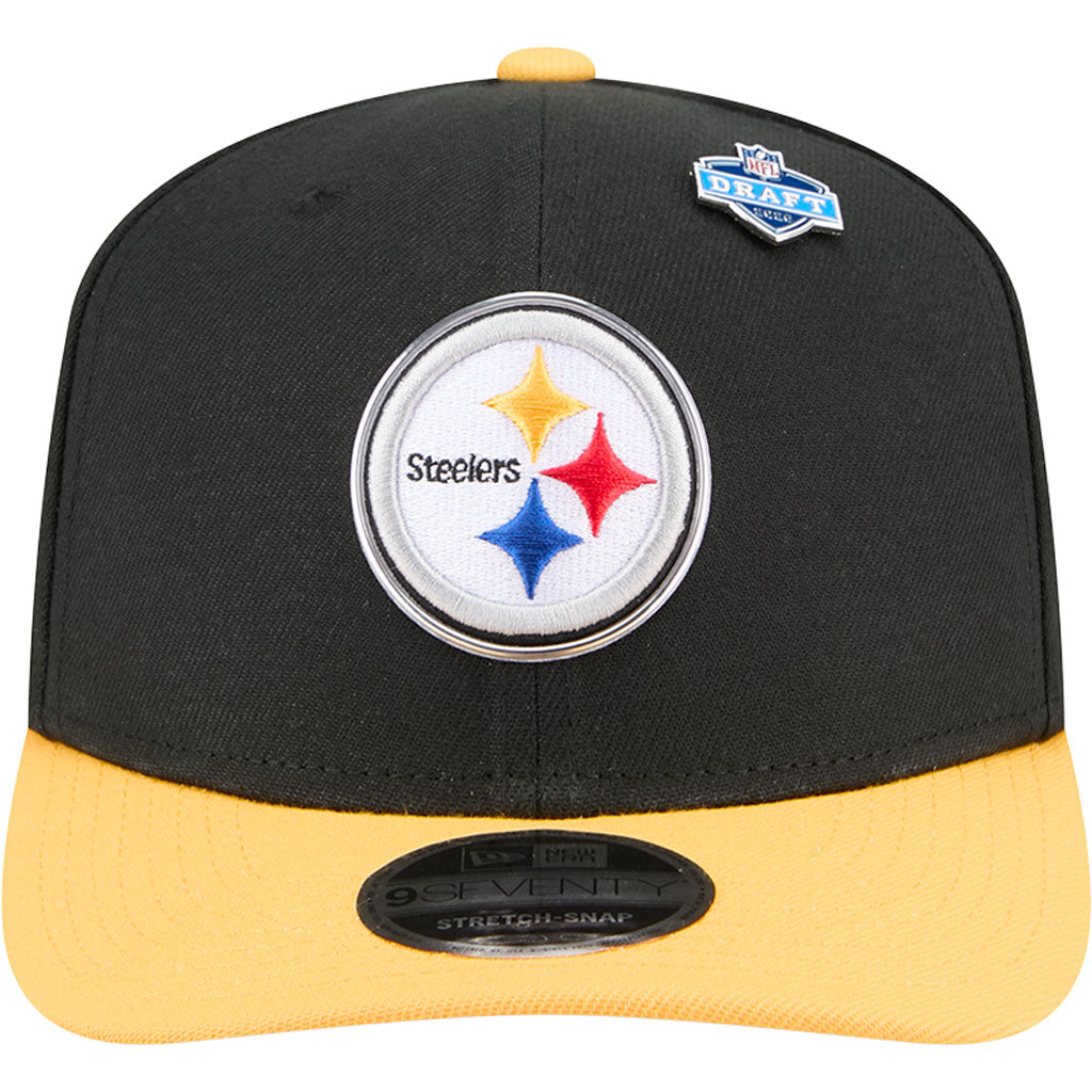 NFL Pittsburgh Steelers New Era 2026 Draft 9SEVENTY Snapback Hat - Black