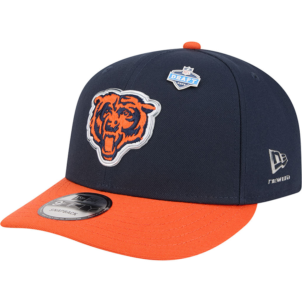 NFL Chicago Bears New Era 2026 Draft 9FIFTY Snapback Hat - Navy
