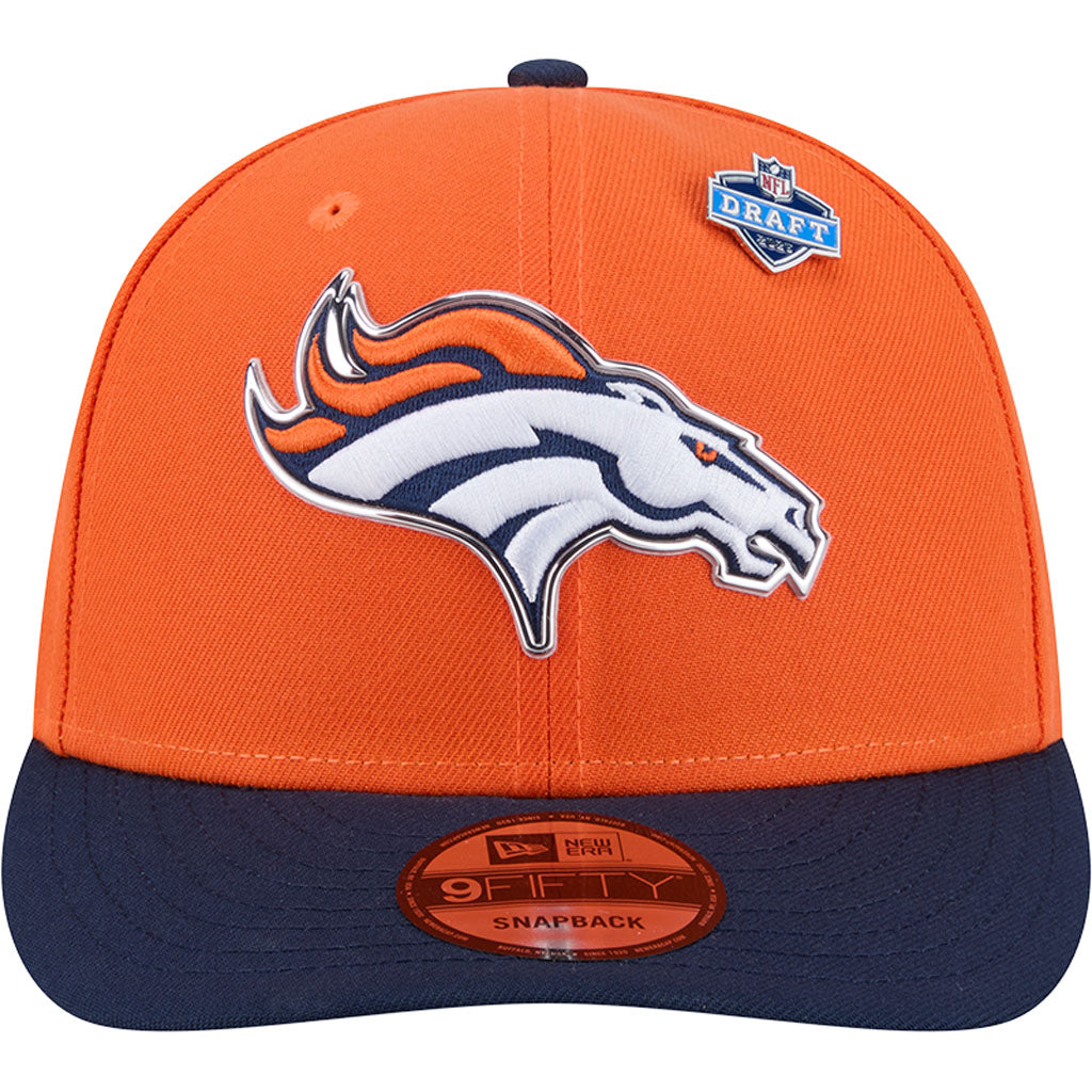 NFL Denver Broncos New Era 2026 Draft 9FIFTY Snapback Hat - Orange
