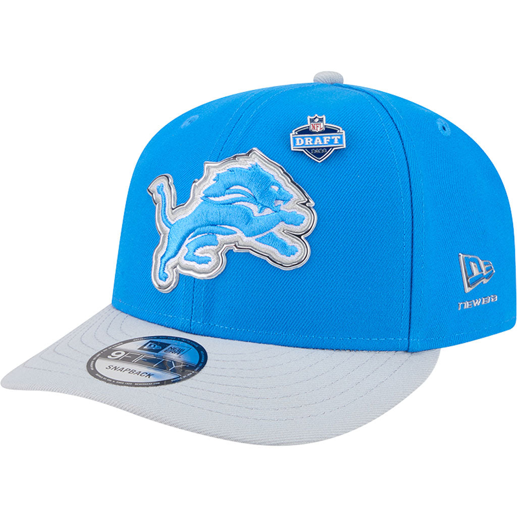 NFL Detroit Lions New Era 2026 Draft 9FIFTY Snapback Hat - Blue