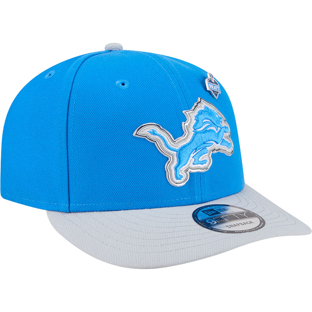 NFL Detroit Lions New Era 2026 Draft 9FIFTY Snapback Hat - Blue