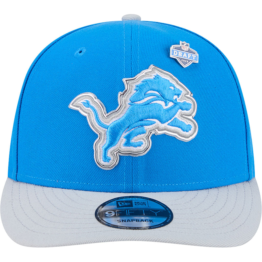 NFL Detroit Lions New Era 2026 Draft 9FIFTY Snapback Hat - Blue