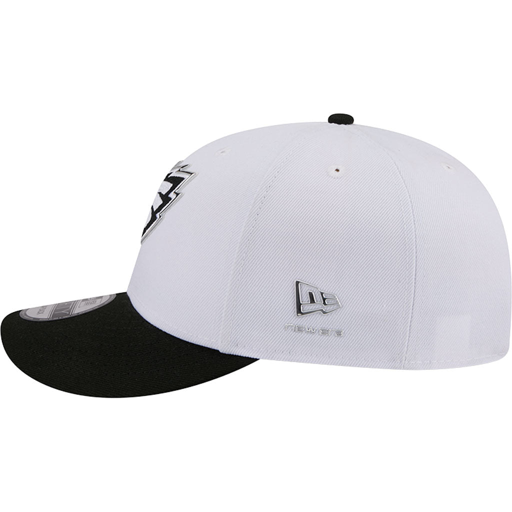 NFL Philadelphia Eagles New Era Black & White 2026 Draft 9FIFTY Snapback Hat - White