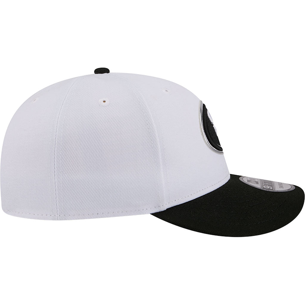 NFL San Francisco 49ers New Era Black & White 2026 Draft 9FIFTY Snapback Hat - White