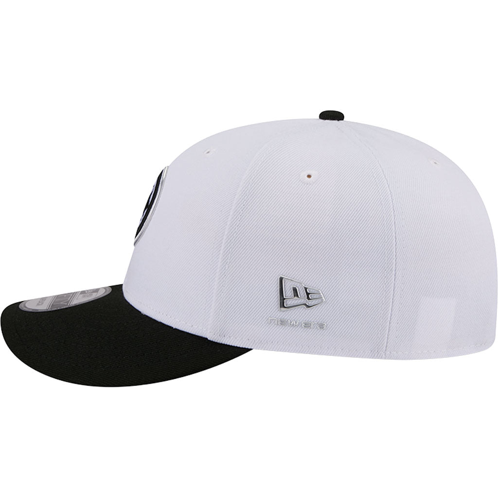 NFL Pittsburgh Steelers New Era Black & White 2026 Draft 9FIFTY Snapback Hat - White