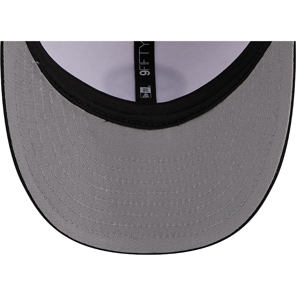 NFL Pittsburgh Steelers New Era Black & White 2026 Draft 9FIFTY Snapback Hat - White