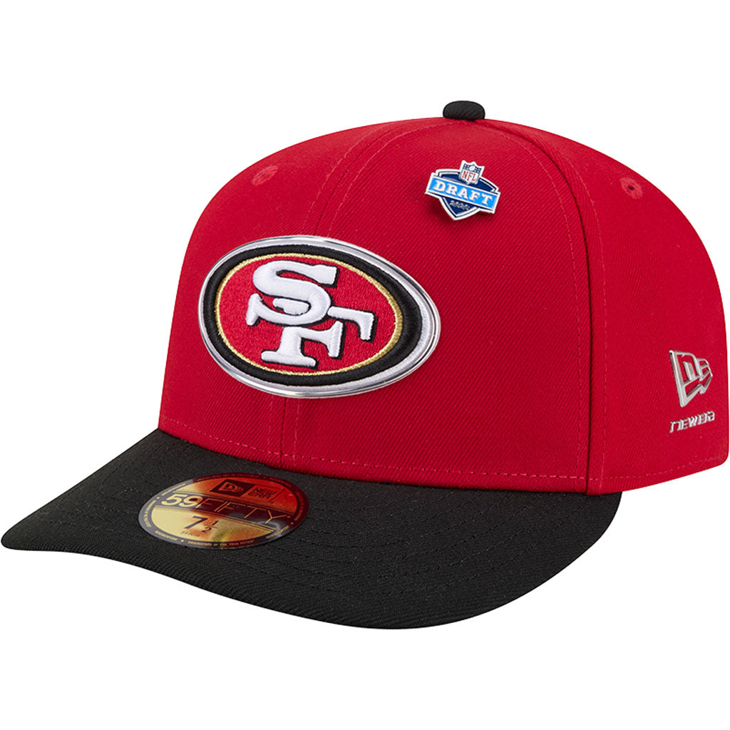 NFL San Francisco 49ers New Era 2026 Draft 59FIFTY Fitted Hat - Red