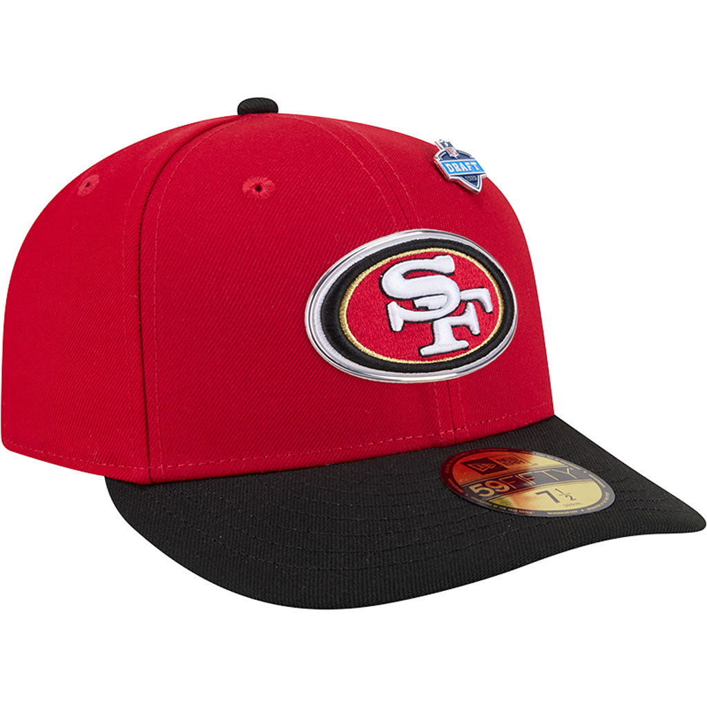 NFL San Francisco 49ers New Era 2026 Draft 59FIFTY Fitted Hat - Red