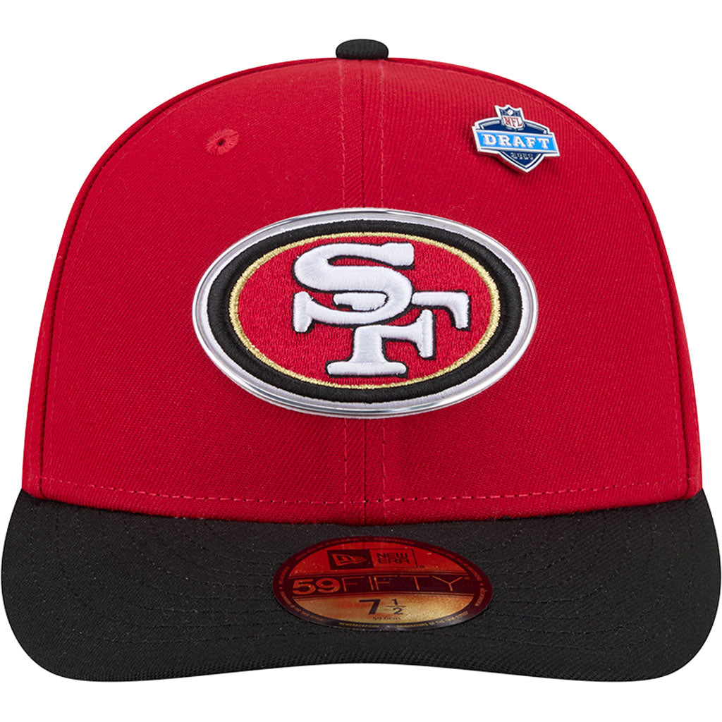 NFL San Francisco 49ers New Era 2026 Draft 59FIFTY Fitted Hat - Red