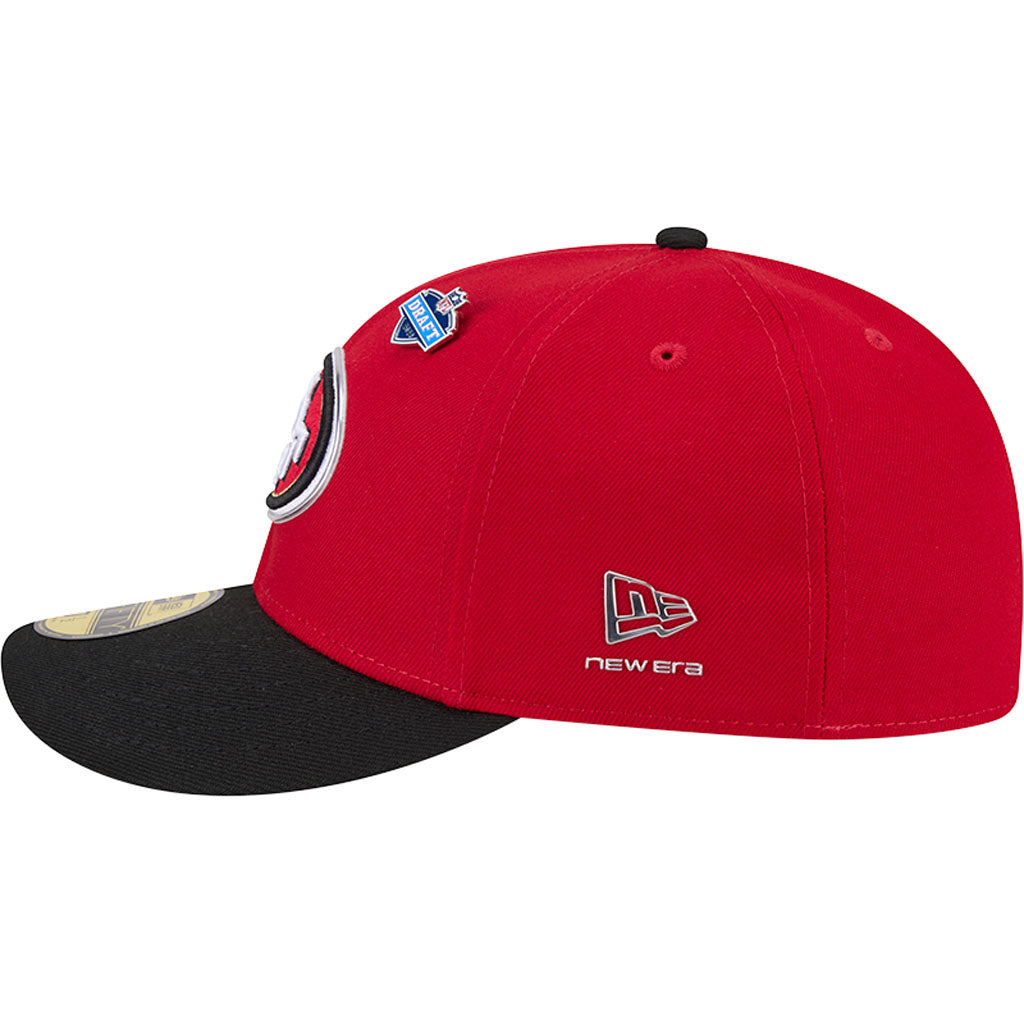 NFL San Francisco 49ers New Era 2026 Draft 59FIFTY Fitted Hat - Red