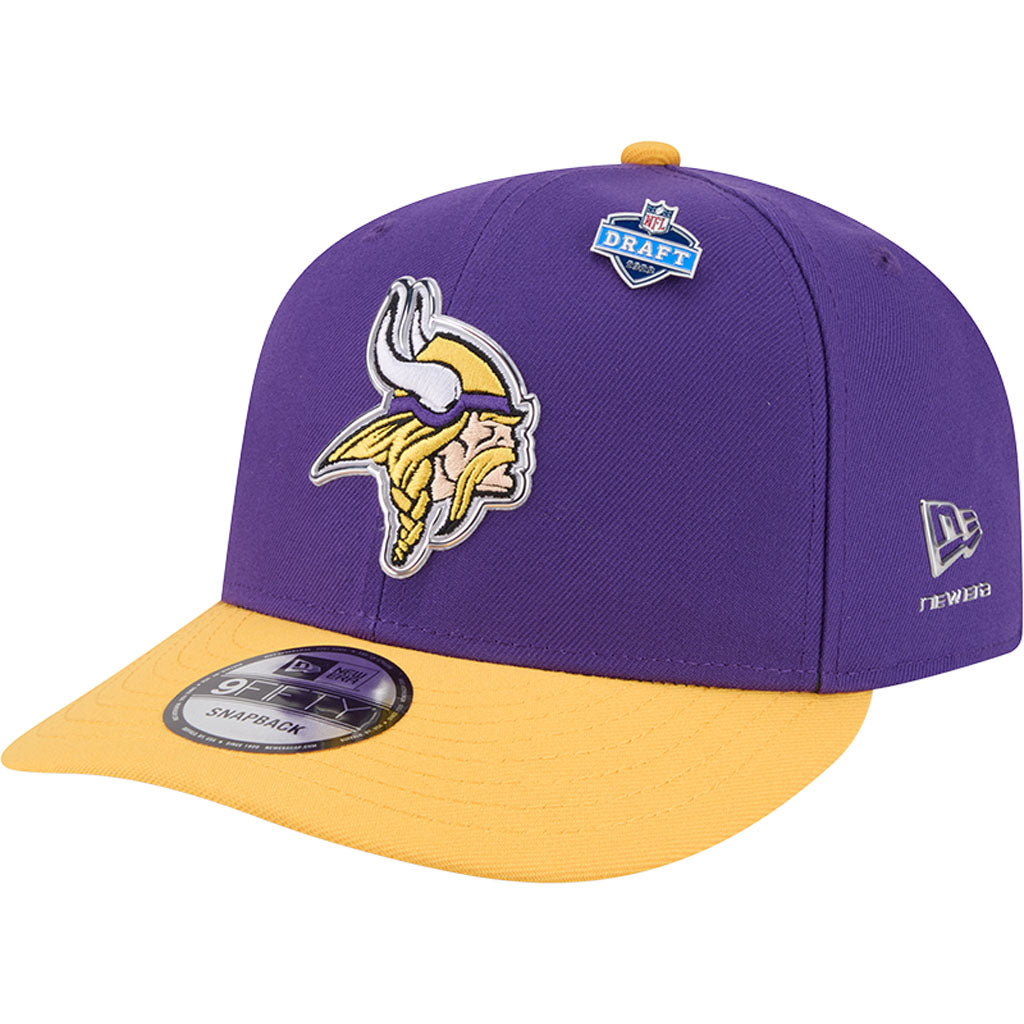 NFL Minnesota Vikings New Era 2026 Draft 9FIFTY Snapback Hat - Purple