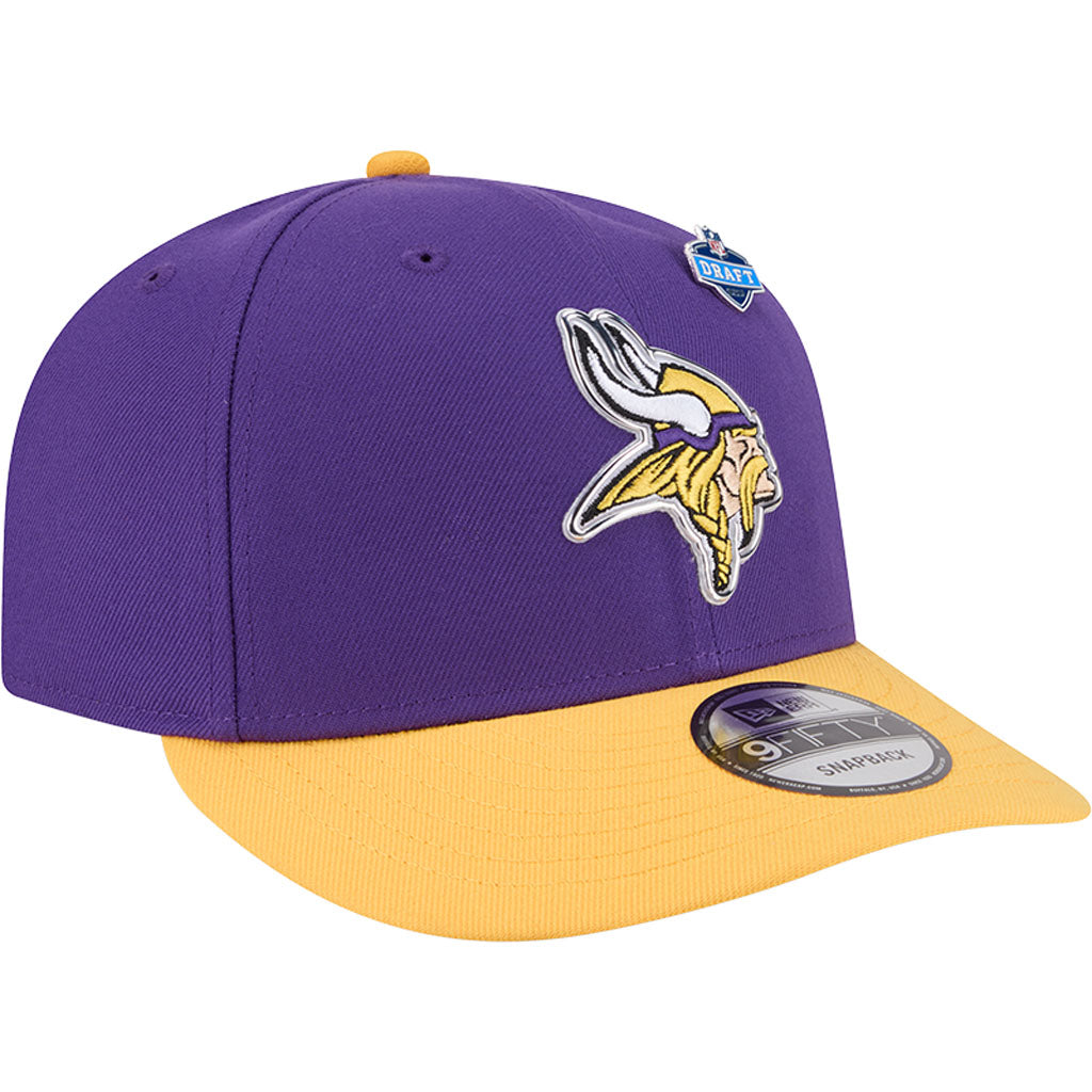 NFL Minnesota Vikings New Era 2026 Draft 9FIFTY Snapback Hat - Purple
