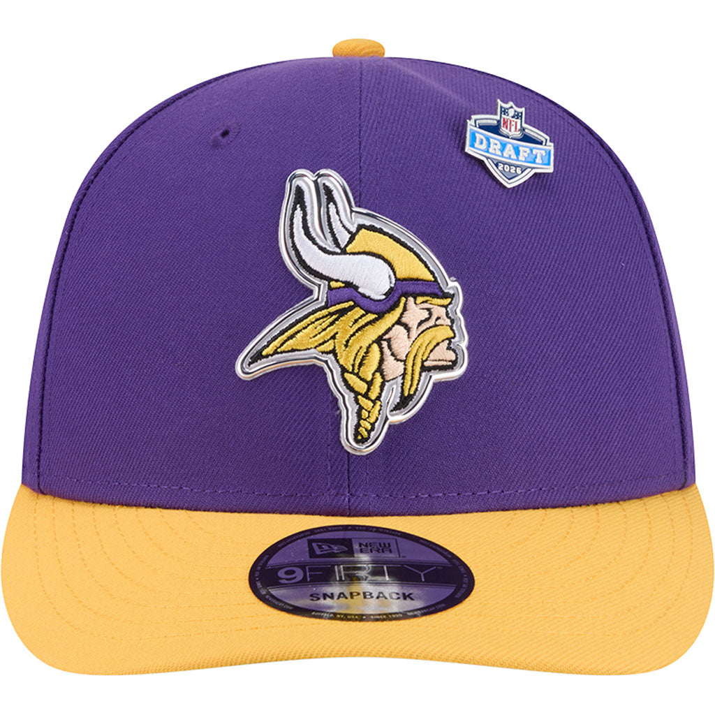 NFL Minnesota Vikings New Era 2026 Draft 9FIFTY Snapback Hat - Purple