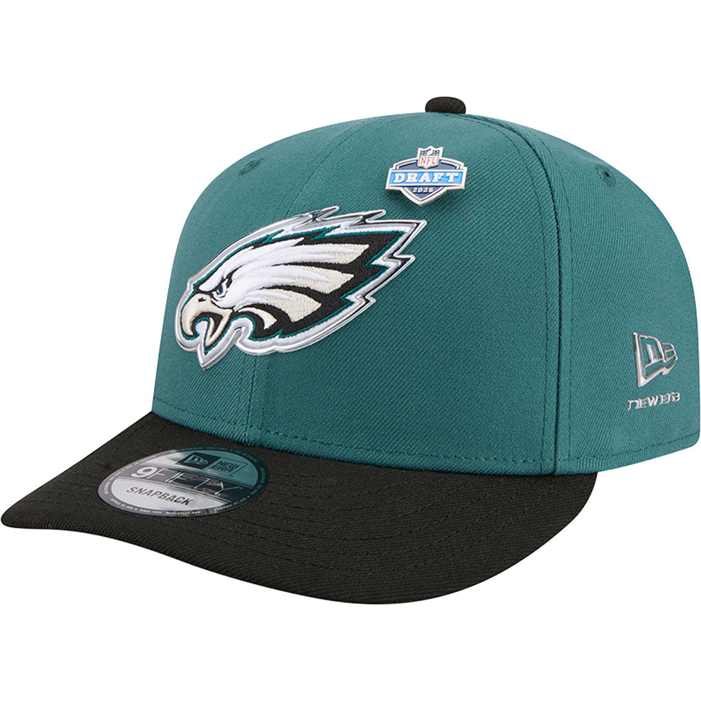 NFL Philadelphia Eagles New Era 2026 Draft 9FIFTY Snapback Hat - Green