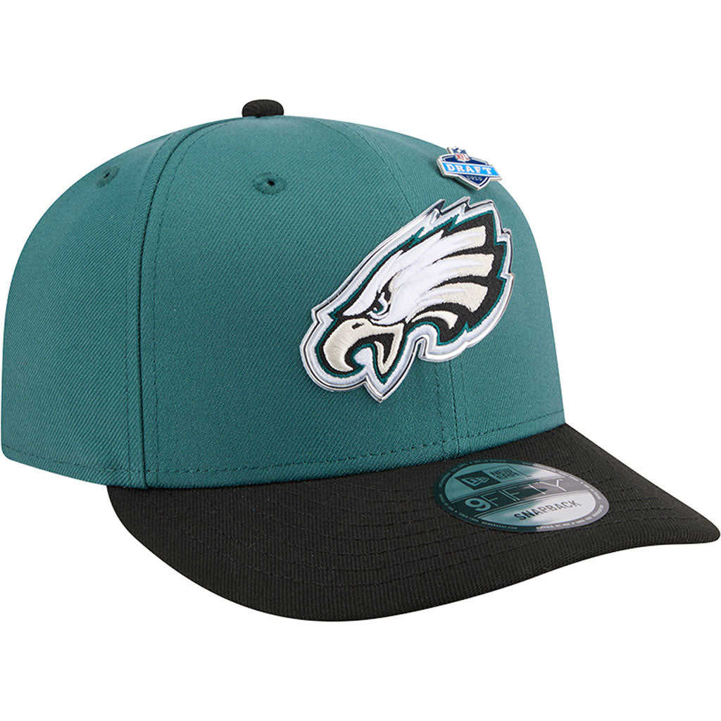 NFL Philadelphia Eagles New Era 2026 Draft 9FIFTY Snapback Hat - Green