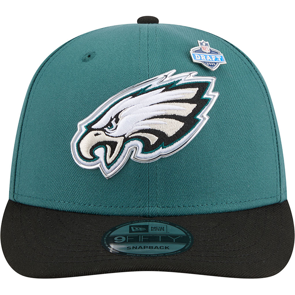NFL Philadelphia Eagles New Era 2026 Draft 9FIFTY Snapback Hat - Green