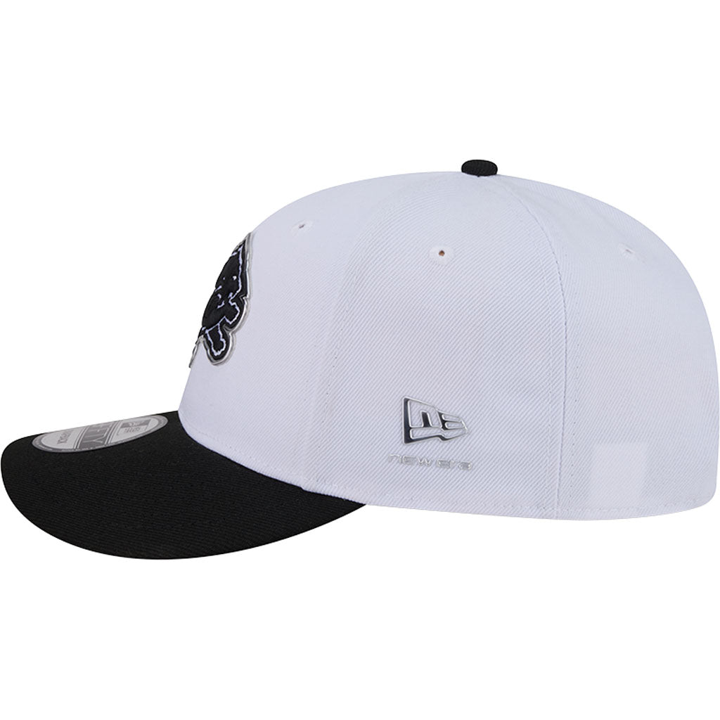NFL Detroit Lions New Era Black & White 2026 Draft 9FIFTY Snapback Hat - White