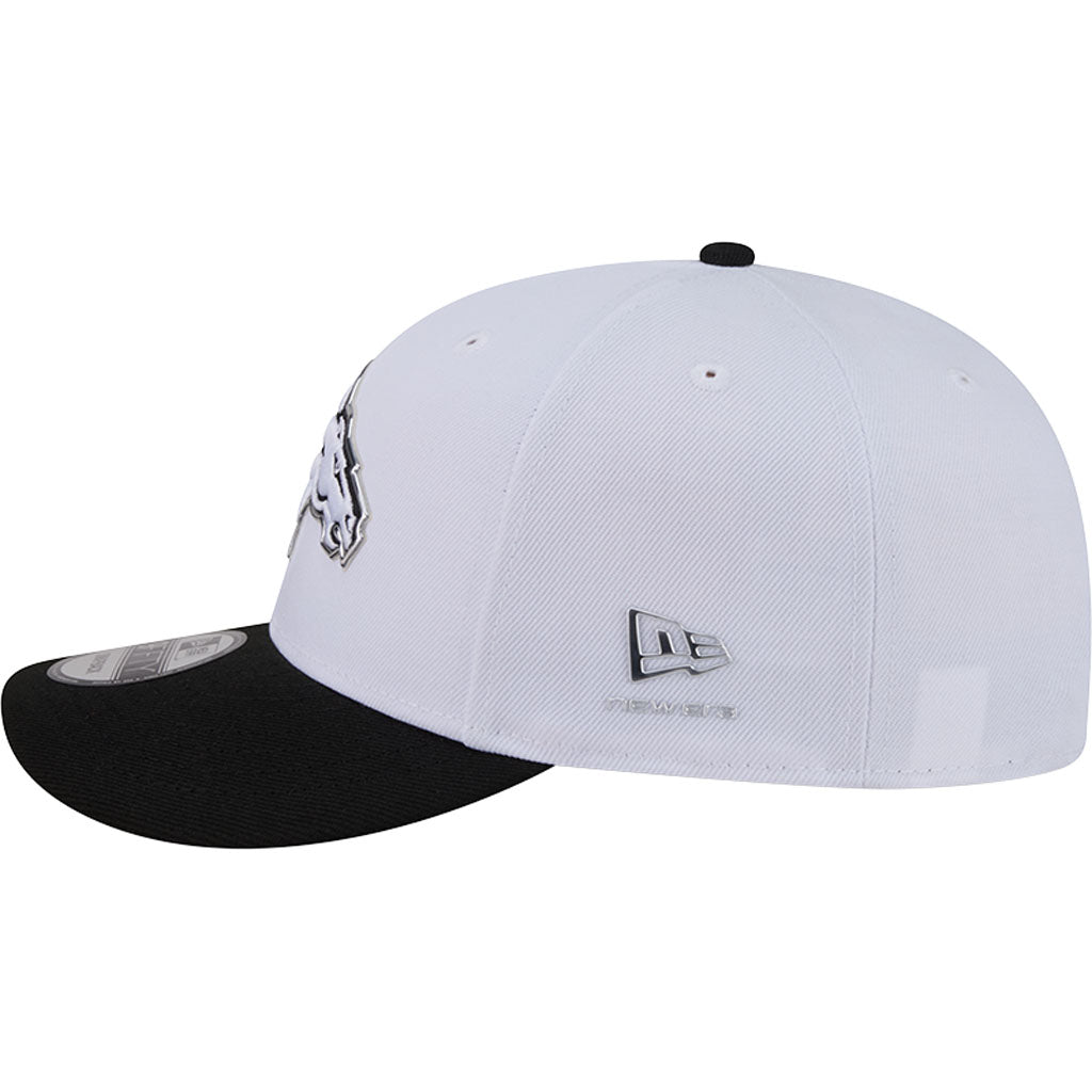 NFL Denver Broncos New Era Black & White 2026 Draft 9FIFTY Snapback Hat - White