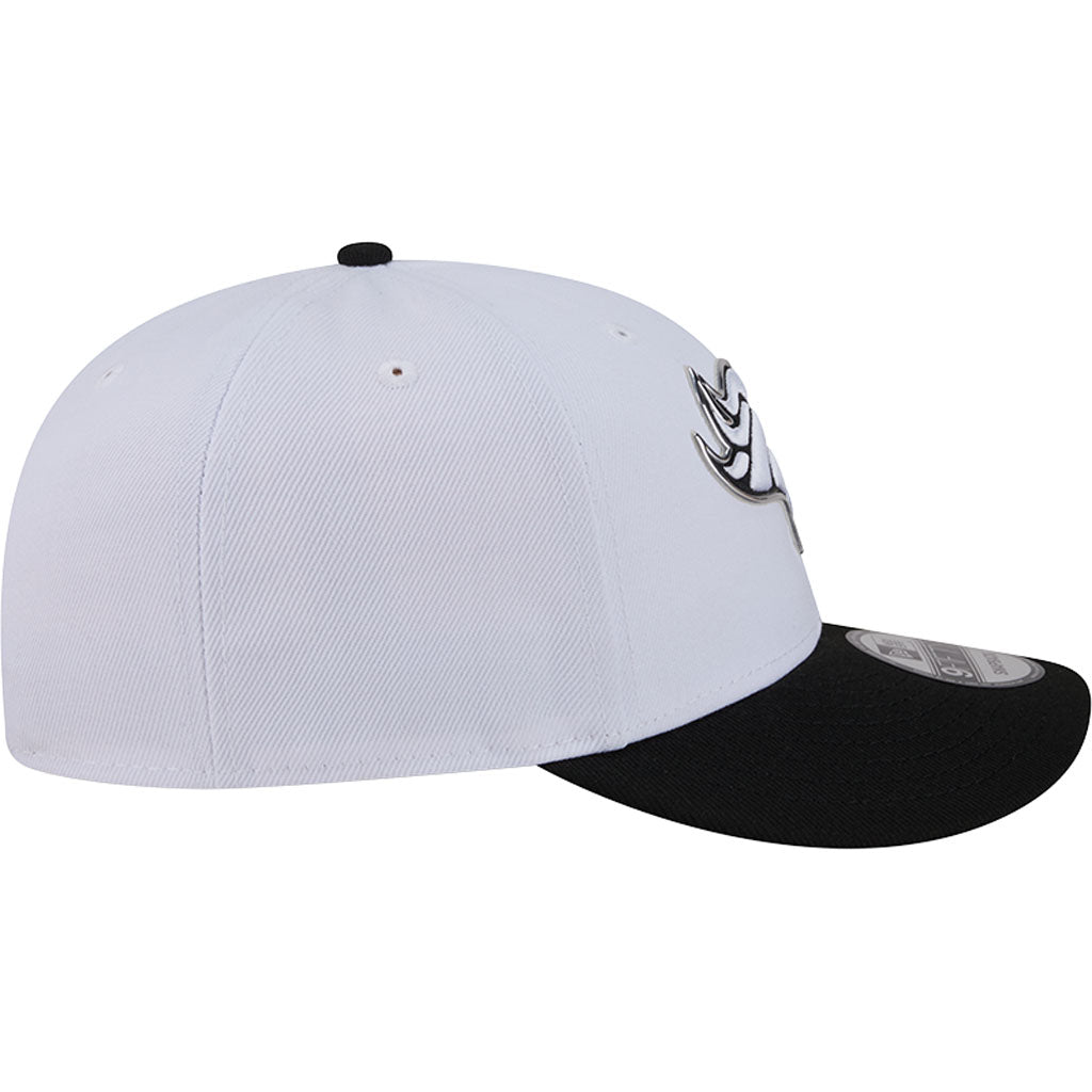 NFL Denver Broncos New Era Black & White 2026 Draft 9FIFTY Snapback Hat - White