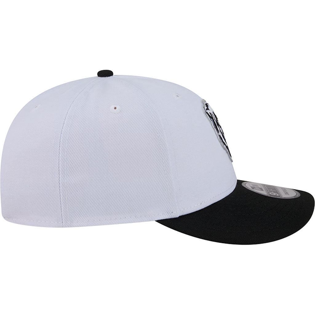 NFL Chicago Bears New Era Black & White 2026 Draft 9FIFTY Snapback Hat - White
