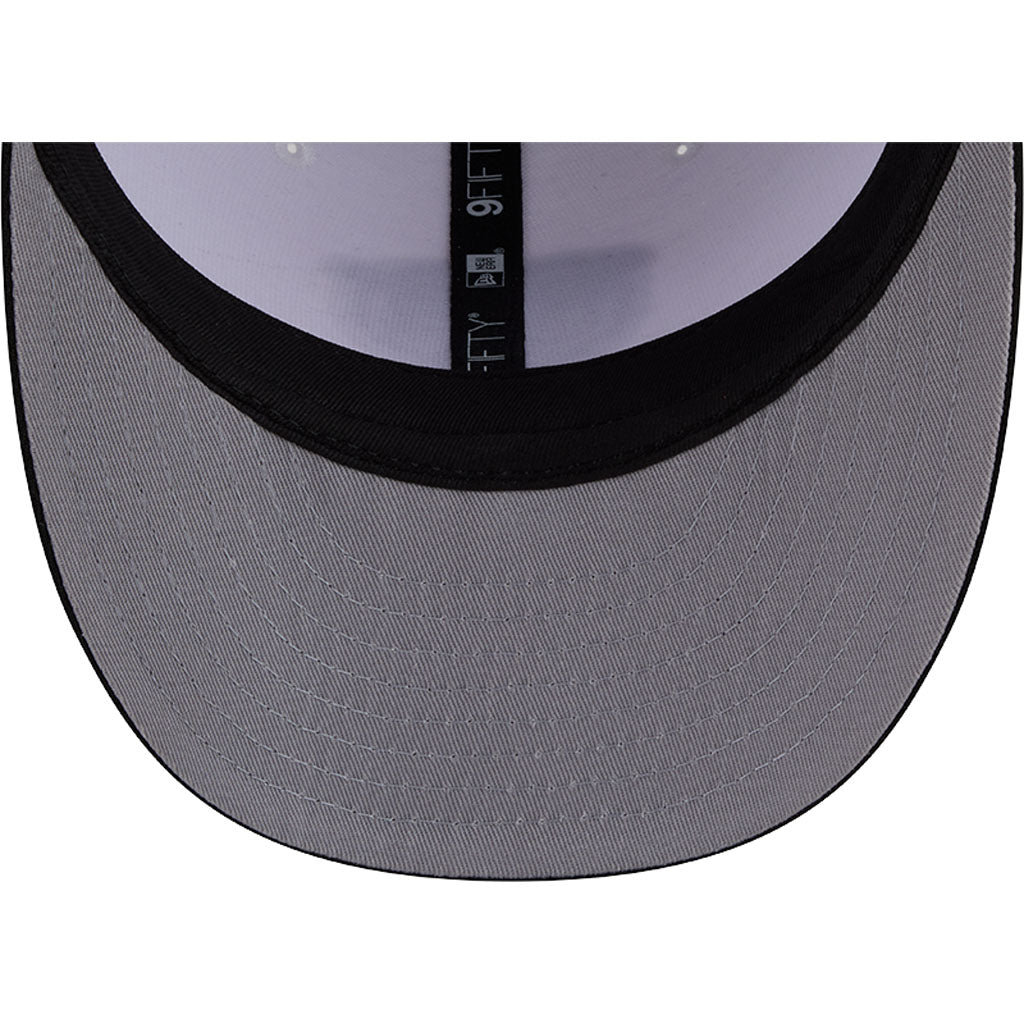 NFL Chicago Bears New Era Black & White 2026 Draft 9FIFTY Snapback Hat - White