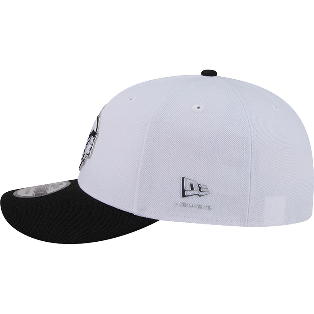 NFL Minnesota Vikings New Era Black & White 2026 Draft 9FIFTY Snapback Hat - White