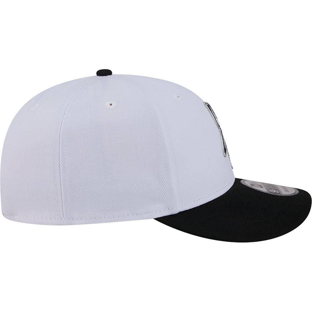 NFL Minnesota Vikings New Era Black & White 2026 Draft 9FIFTY Snapback Hat - White