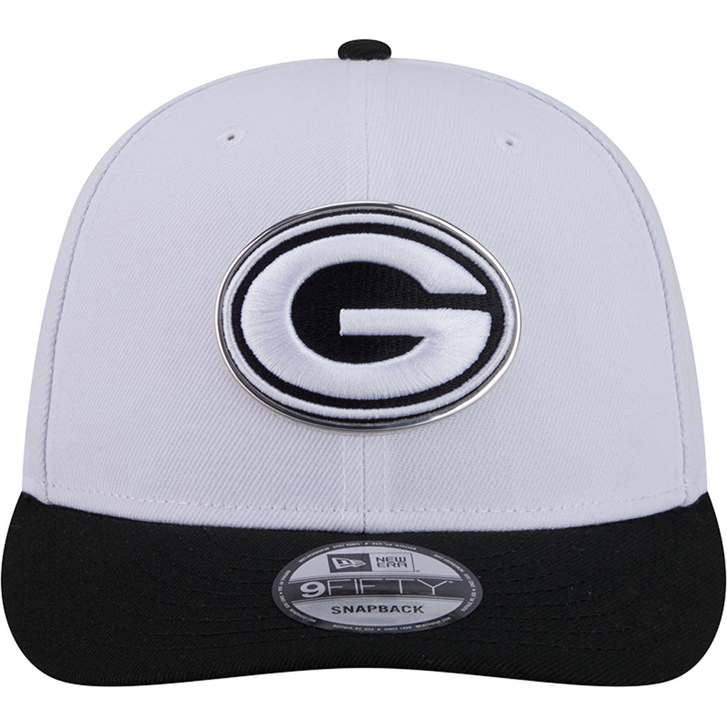 NFL Green Bay Packers New Era Black & White 2026 Draft 9FIFTY Snapback Hat - White